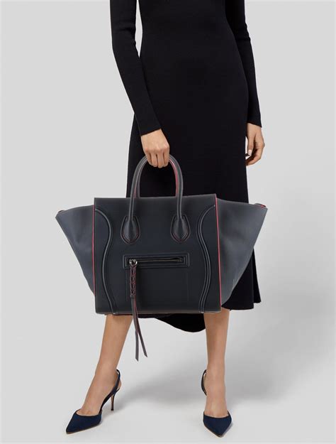 celine luggage medium phantom|Celine nano luggage tote bag.